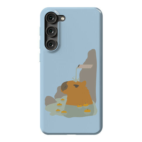 Capybara Hot Spring Phone Case